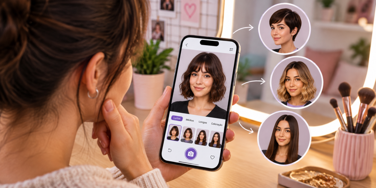 Aplicativos para Testar Cortes de Cabelo